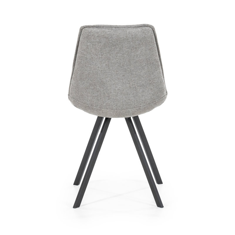 Upholstered Dining Chair, Gray