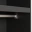 Armoire de rangement pour buanderie avec tringle suspendue et organisateur sur laveuse-129877055