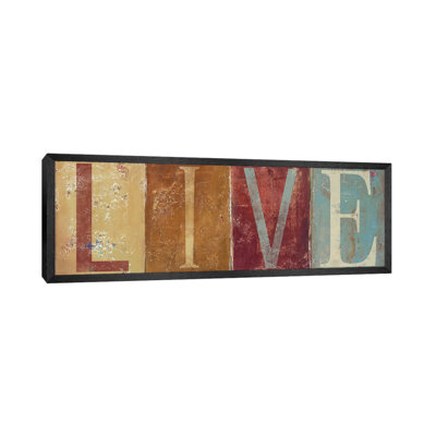 Live by Patricia Pinto - Panoramic Print on Canvas
