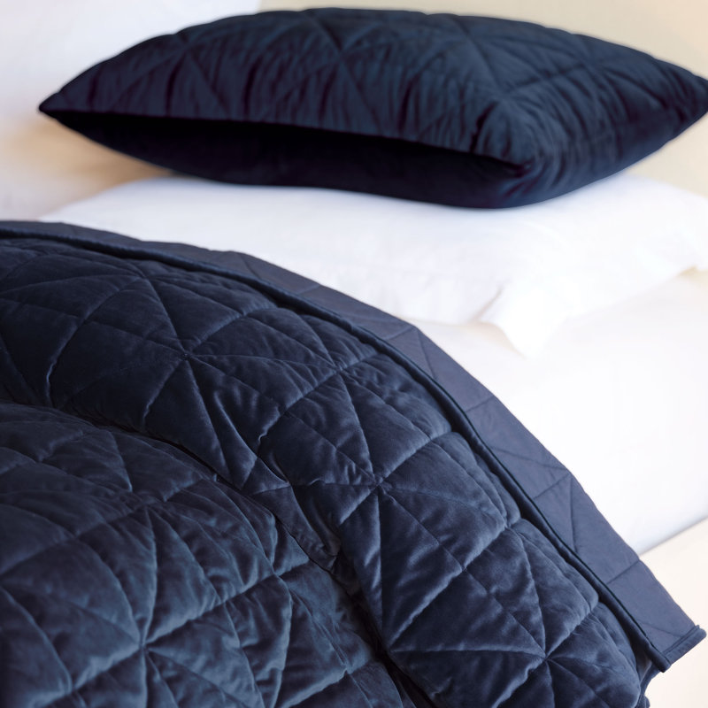 Carmichael Glam Silk Quilted Coverlet, Twin Coverlet