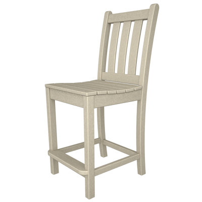 Lakeside POLYWOOD Traditional Garden Counter Side Chair