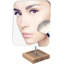 Miroir de maquillage flexible pour coiffeuse en col de cygne flexible, grande rotation de 360 ° 8 po, sans cadre, table de bureau portable avec miroir