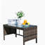Table basse avec patio extérieur en verre trempé transparent-1720570026