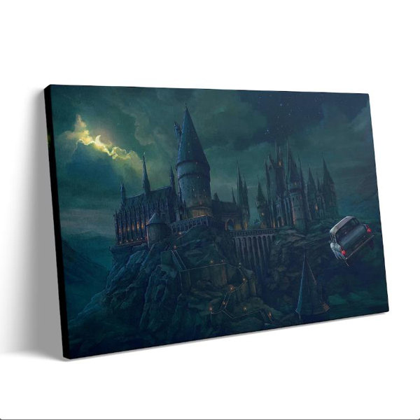 Harry Potter Characters 3D Window Effect- Wall Sticker - Blue Side