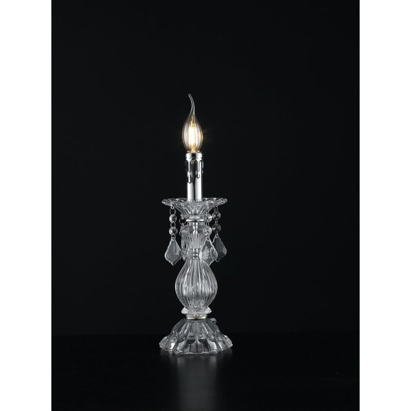 Samara Glass Torchiere Lamp