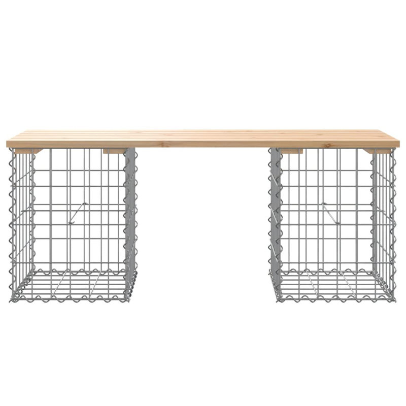 Banc d'extérieur vidaXL, Natural Pine, 40.6" H x 12.4" W x 16.5" D