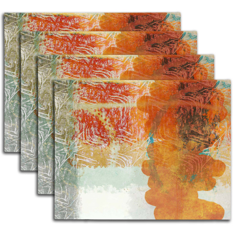 Napperon abstrait en polyester