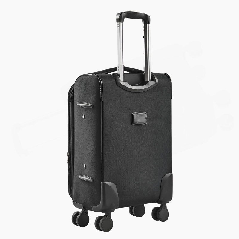 Valise extensible de 20 pouces avec roulettes Valise de transport, Noir