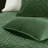 3 Piece Velvet Quilt Set Green-124095033