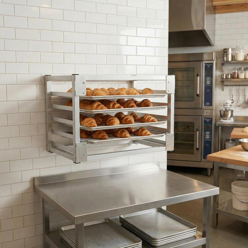 5 Tier Aluminum Bun Pan Rack