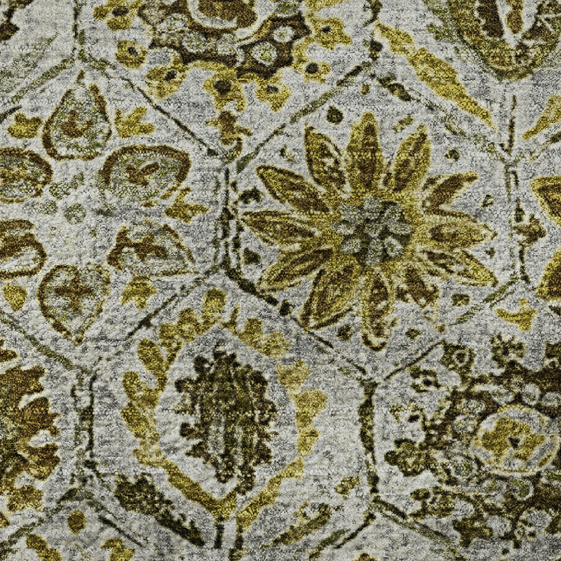 Premium Machine Washable Mayfield AMF1938 Floral Rug, Runner 2'3" x 7'6"