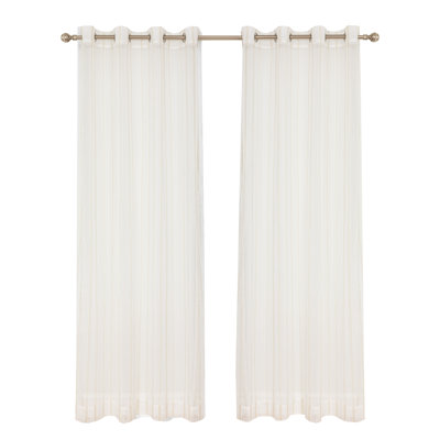 Ensemble de rideaux transparents 2 pièces Evelyn