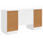  Desk With Shelf With Storage With Door Engineered Wood Furniture Sets-888232694