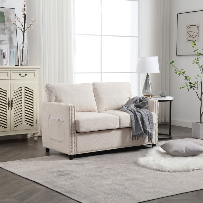 Causeuse de réception Natusha, Beige