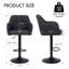 Adjustable Bar Stools with Armrests and Matte Base for Kitchen Island-117531048