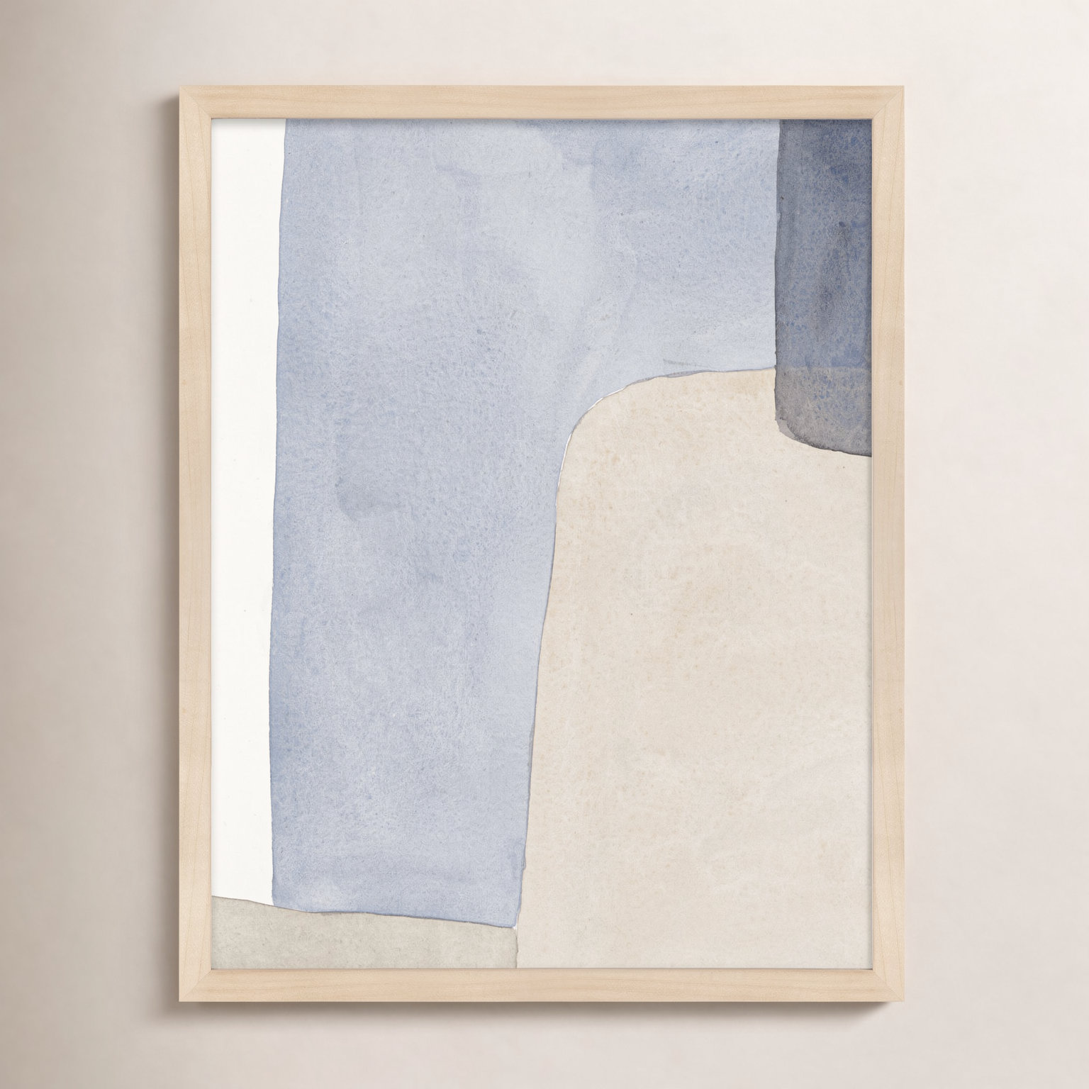 Dreamy Hues Painting by Julia Balfour, Brown Framed Paper, 20" H x 16" W x 1.25" D