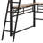 Loft Bed With 3 Layers Of Shelves And L-Shaped Desk-890662718-904526700