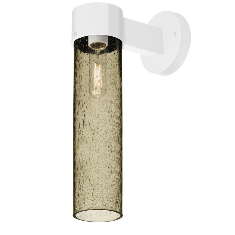 Cattalina Wall Light, Latte, 17.5" H x 5" W x 8.5" D, Black