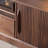 Black walnut solid wood TV cabinet