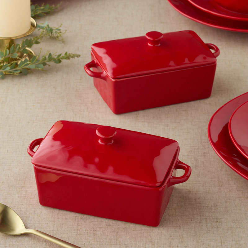 Ensemble de 2 mini-boulanger Berry Red