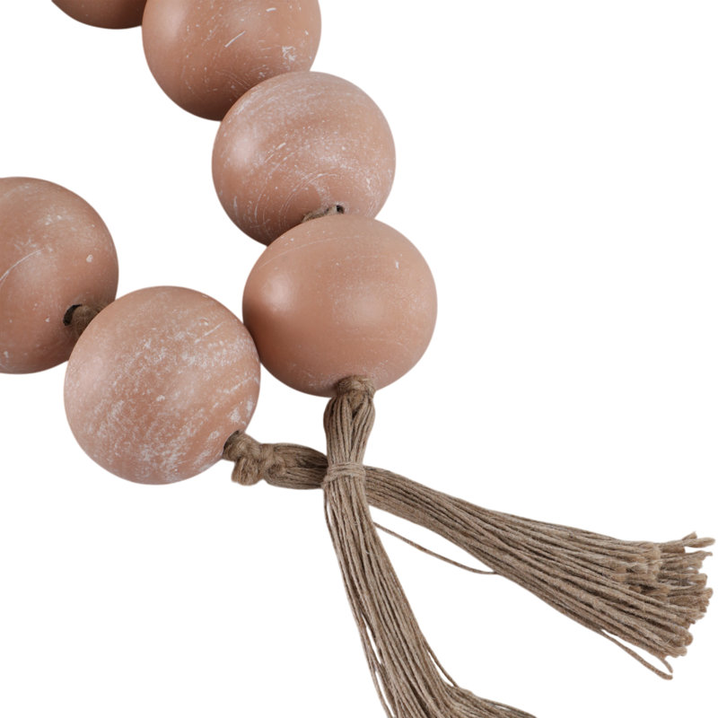 Guirlande de perles Coolidge Ecomix, Rouge