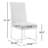 Element Modern Velvet Upholstered Stainless Steel Dining Side Chair in Champagne-36731271