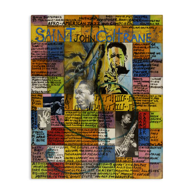 «Saint John Coltrane Collage» par Sabin