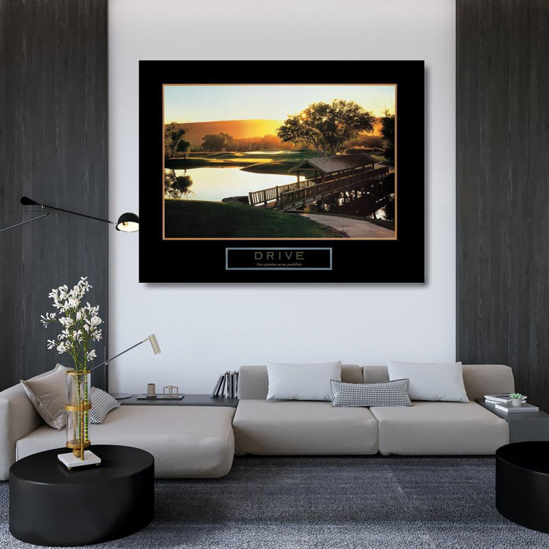 «Red Barrel Studio® Frontline Gallery», art sur toile: Drive, Golf, H 36 po x l 45 po