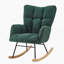 Fauteuil berçant et oscillant capitonné en tissu Teddy-1897521874