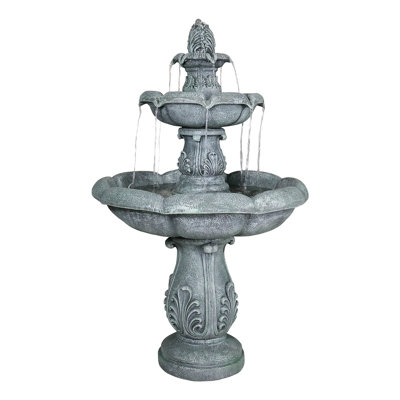 48" H Elegant Outdoor Garden Fountain