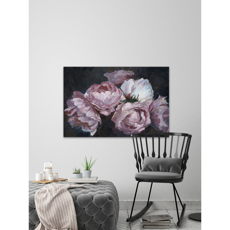 " Dramatic Bloom ", 12" H x 18" W x 1.5" D