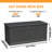260 Gallon Large Outdoor Storage XXL Deck Box For Patio Furniture