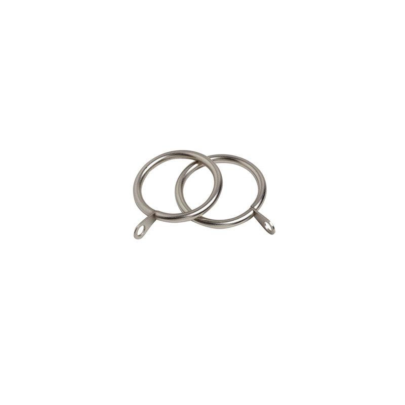 22-25Mm Finesse Unlined Rings PK6, Satin Silver
