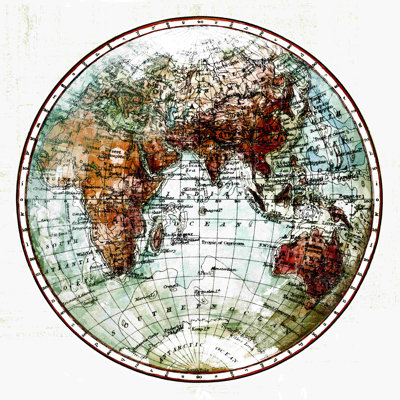 Eastern Hemisphere 2 par - impression sur