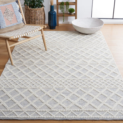 Jacques Hand-Woven Wool and Cotton Southwestern Rug
