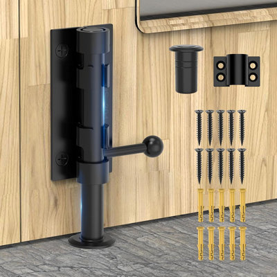 Slide Bolt Gate Latch Hardware, Barrel Bolt Latch, 6.3 Inch Heav...