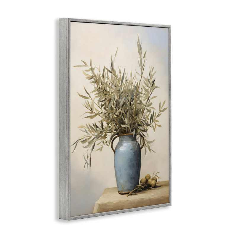 «Rustic Pottery Plant», estampe numérique par Petals Prints Design bg-309, Estampe numérique Farmhouse, H 30 po x l 20 po