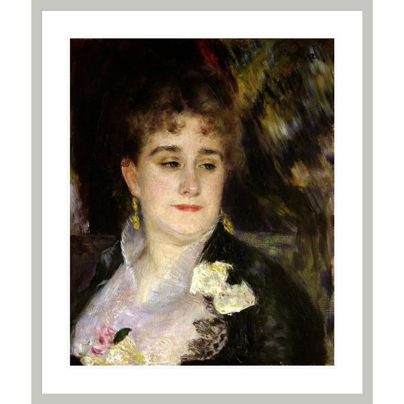«Madame Georges Charpentier (1848-1904)» par Pierre-Auguste Renoir, impression giclée encadrée, 39,68 po H x 33,5 po L