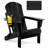Folding Adirondack Chair, Patio Chair Wood Texture Weather Resistant, Outdoor Chair Wood Texture, Lawn Chair With Cup Holder, Fire Pit Chair For Deck, Outdoor, Porch, Backyard, Garden-1300169773