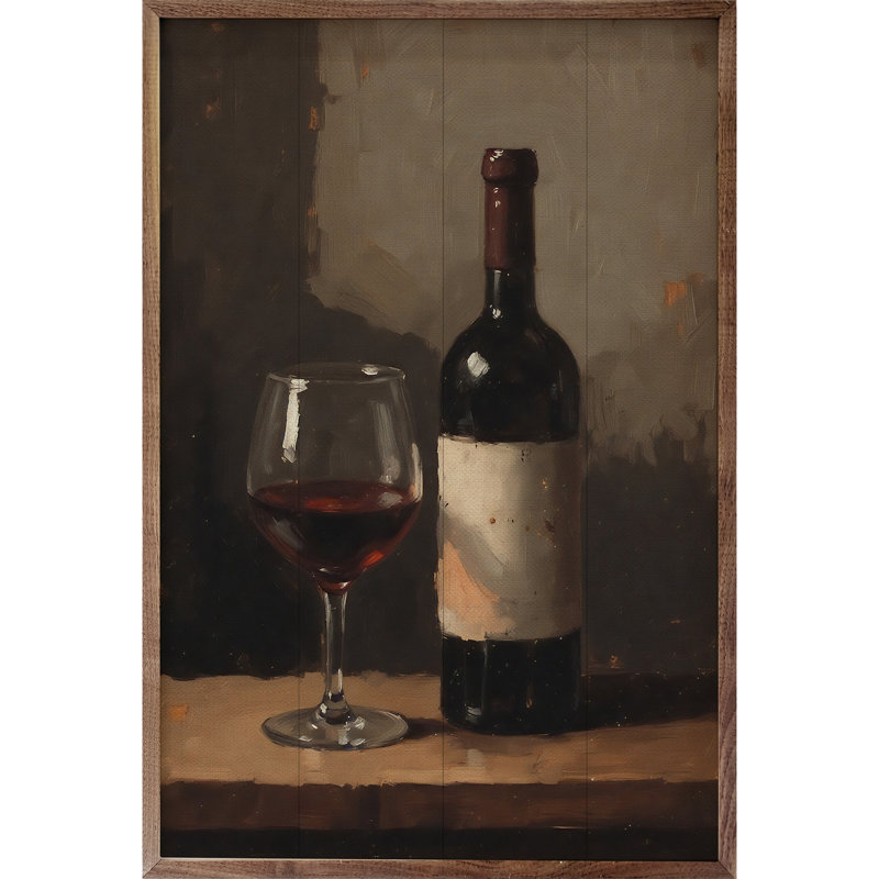 Vin rouge, H 24 po x l 16 po