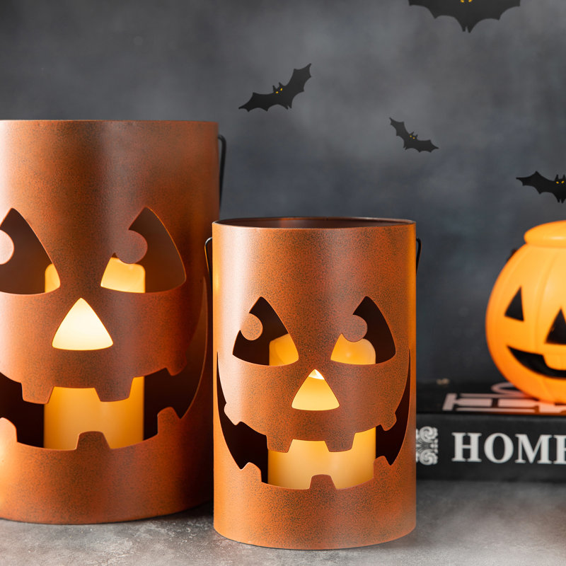 Ensemble de 2 lumières d'Halloween Jack O