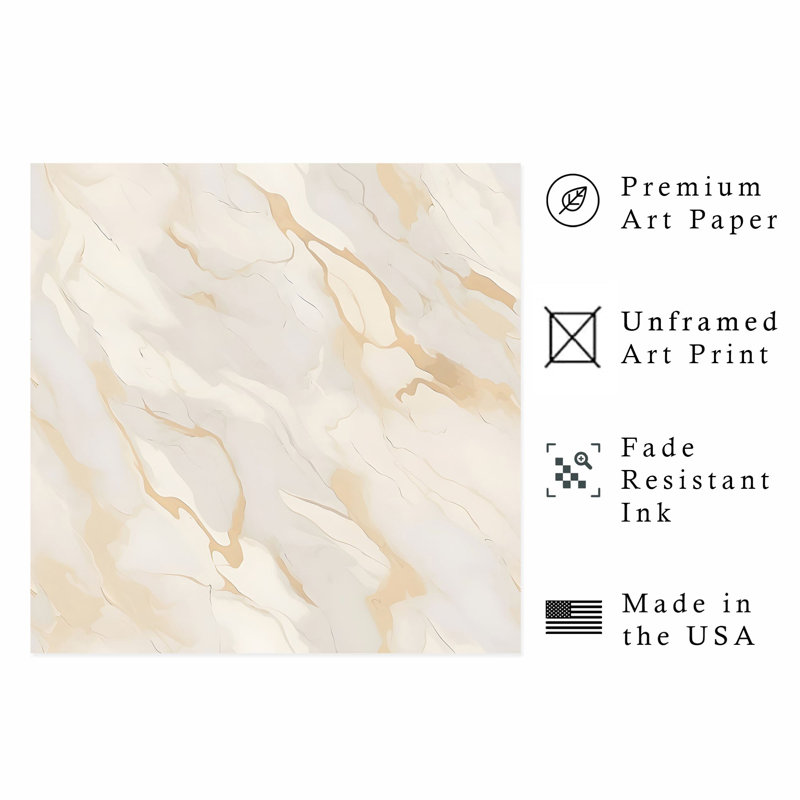 «Abstract Geode Elegance VI», reproduction d'art transitionnelle non encadrée, H 14 po x l 14 po