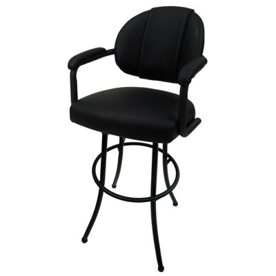 Vickky Swivel Upholstered Counter Stool