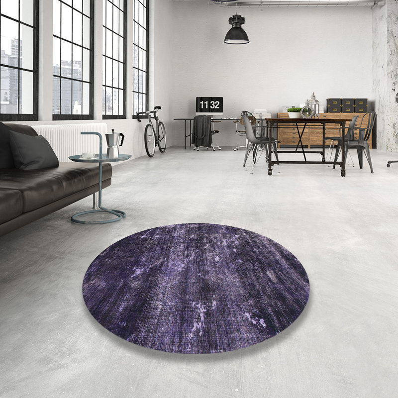 Abstract Indoor Rug, Round 3'