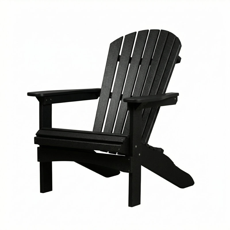 Chaise Adirondack Ketcham, Noir