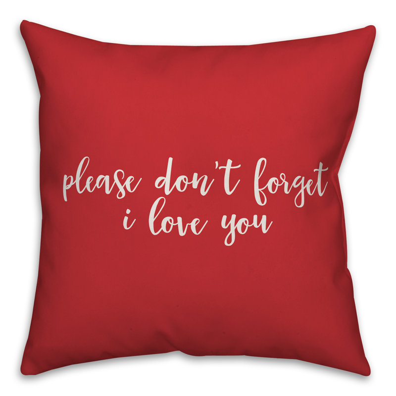 Throw Pillow, Red/White, Pillow Cover