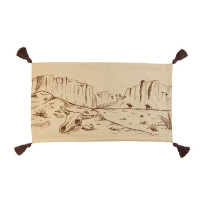 Your Lifestyle by Donna Sharp Journey West Tassel Rectangle Decorative Pillow Cover