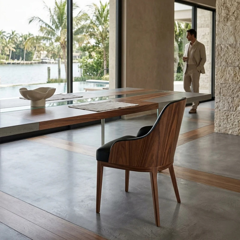 Aglaures Leather Armchair
