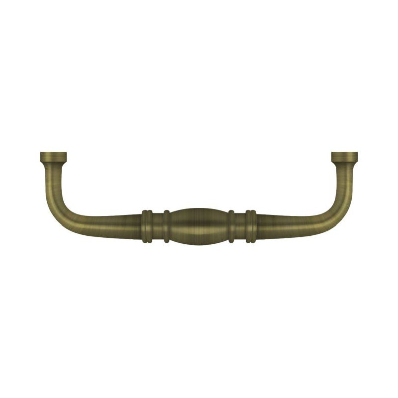 Colonial Bar / Handle Pull, Antique Brass