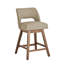 Tabouret de bar pivotant en similicuir Bisto-1251283857-1251283862